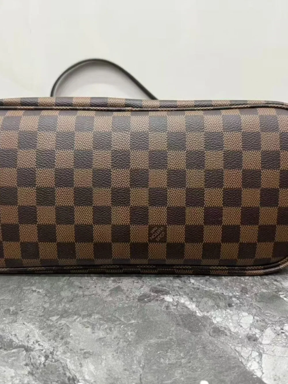 LV Neverfull MM Damier Ebene Tote | Includes Pouch